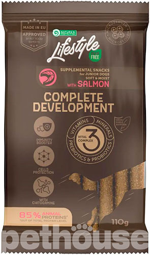 Nature's Protection Lifestyle Dog Snacks Junior Complete Development With Salmon