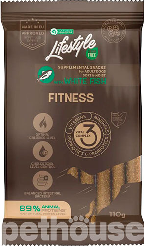Nature's Protection Lifestyle Dog Snacks Fitness With White Fish
