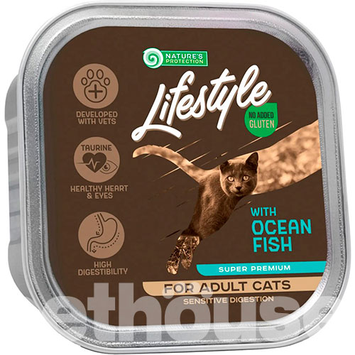 Nature's Protection Lifestyle Cat Adult Sensitive Digestion Ocean Fish