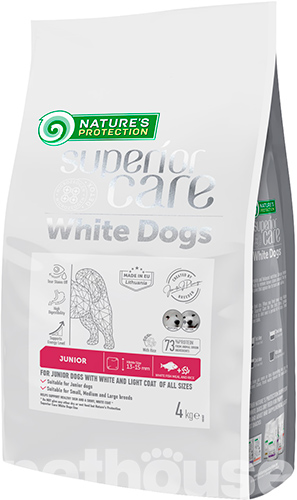 Nature's Protection Superior Care White Dogs White Fish Junior All Sizes
