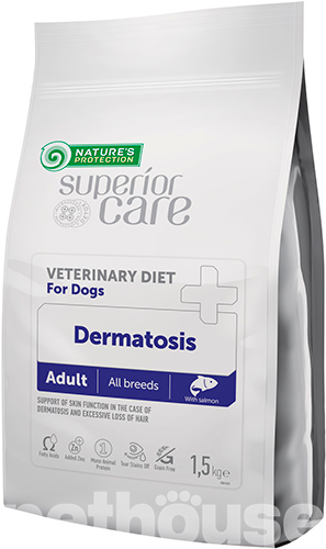 Nature's Protection Superior Care Veterinary Diet Dermatosis Salmon Adult All Breed Dogs