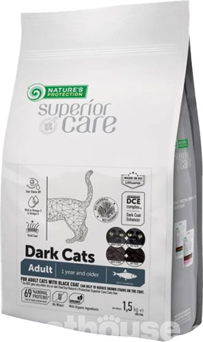 Nature's Protection Superior Care Dark Cats Grain Free Herring