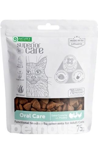 Nature's Protection Superior Care Oral Care Snack with Poultry