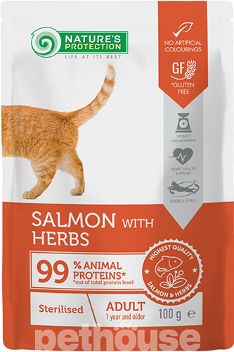 Nature's Protection Sterilised Salmon with Herbs