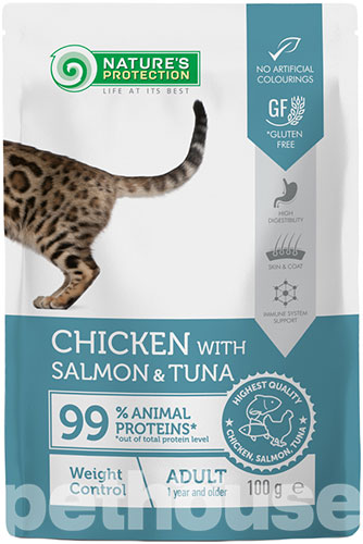 Nature's Protection Cat Weight Control Chicken with Salmon & Tuna