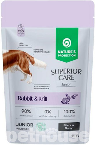 Nature's Protection Superior Care Grain Free Junior with Rabbit and Krill