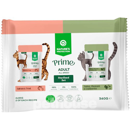 Nature's Protection Prime Cat Adult Sterilised Set