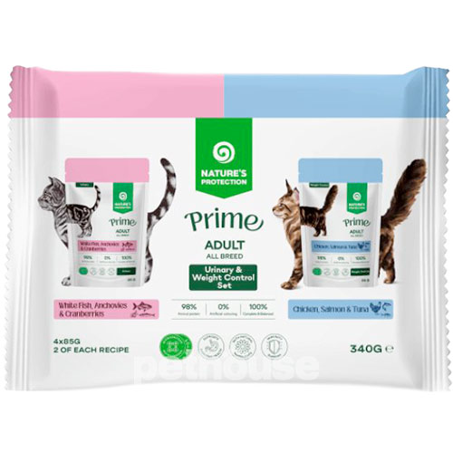 Nature's Protection Prime Cat Adult Urinary & Weight Control Set