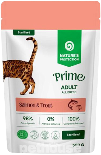 Nature's Protection Prime Sterilised Adult Cats Salmon and Trout Nature's Protection Prime Sterilised Adult Cats Salmon and Trout