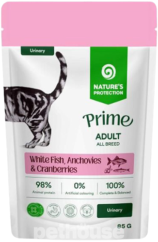 Nature's Protection Prime Urinary Adult Cats White Fish, Anchovies and Cranberries Nature's Protection Prime Urinary Adult Cats White Fish, Anchovies and Cranberries