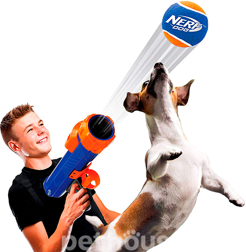 Nerf Dog Medium Tennis Ball Blaster Бластер для метания мячей
