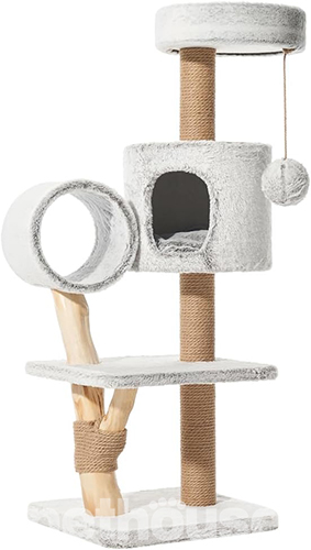Nobby Игровая когтеточка-комплекс "Runa", светло-серая