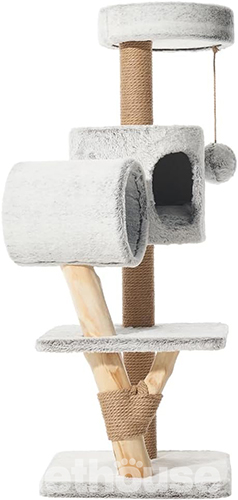 Nobby Игровая когтеточка-комплекс "Runa", светло-серая