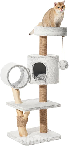Nobby Игровая когтеточка-комплекс "Runa", светло-серая