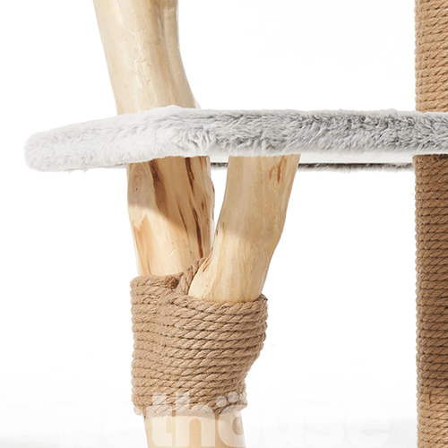 Nobby Игровая когтеточка-комплекс "Runa", светло-серая