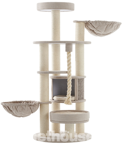 Nobby Игровая когтеточка-комплекс "Fida", кремовая