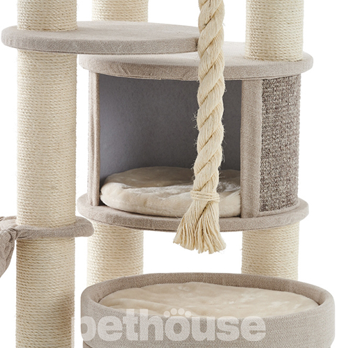 Nobby Игровая когтеточка-комплекс "Fida", кремовая