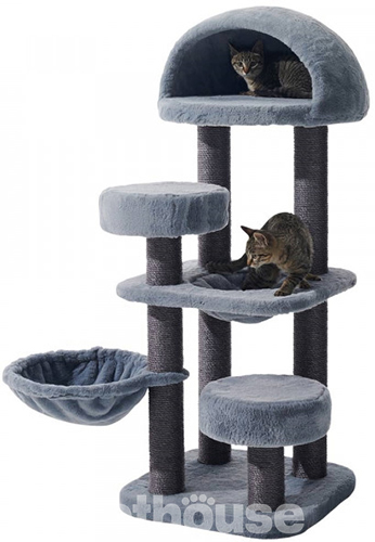 Nobby Игровая когтеточка-комплекс "Nara", темно-серая