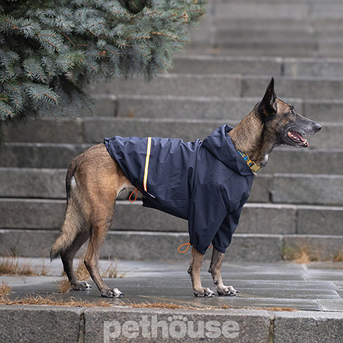 Noble Pet Moss Blue Дощовик для собак, синій