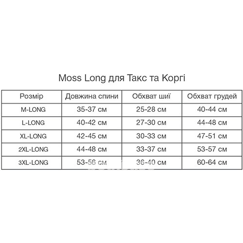 Noble Pet Moss Blue Long Подовжений дощовик для собак, синій Noble Pet Moss Blue Long Подовжений дощовик для собак, синій