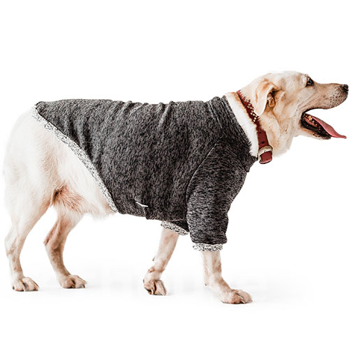 Noble Pet Frederick Dark Grey Свитшот с флисом для собак, темно-серый