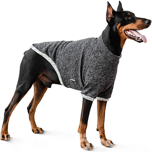 Noble Pet Frederick Dark Grey Свитшот с флисом для собак, темно-серый, фото 4