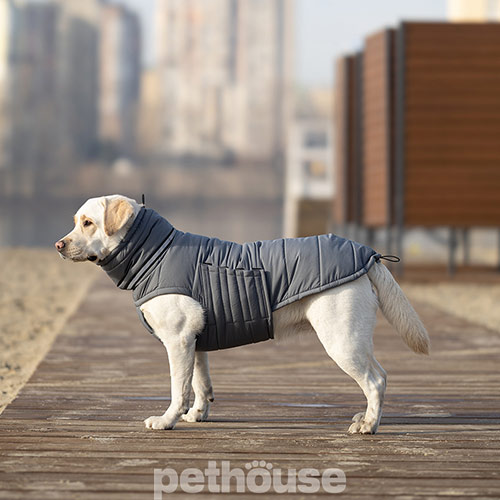 Noble Pet Bobby Navy Пуховик для собак, серый Noble Pet Bobby Navy Пуховик для собак, серый