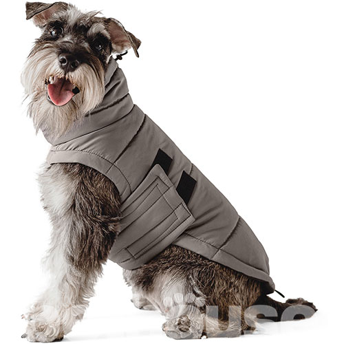 Noble Pet Bobby Navy Пуховик для собак, серый, фото 3