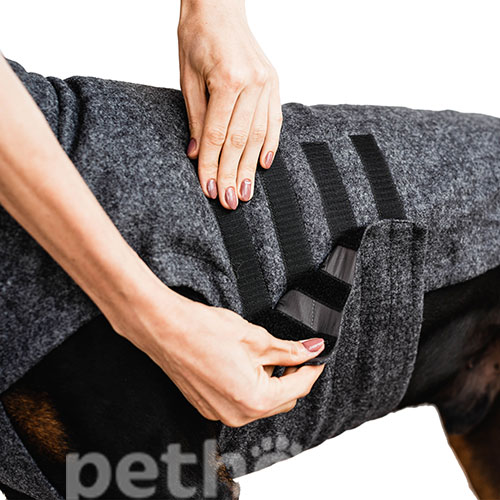 Noble Pet Patrick Grey Пальто для собак, серое, фото 6