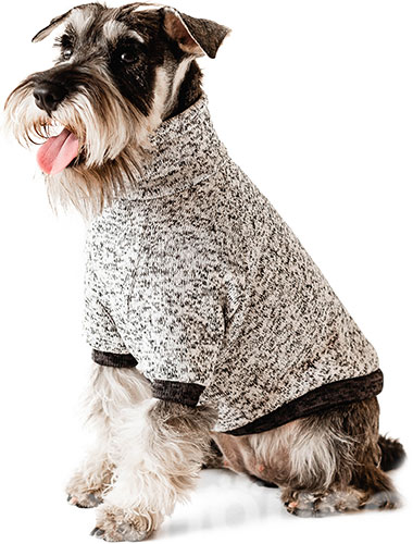 Noble Pet Frederick Grey Свитшот с флисом для собак, серый