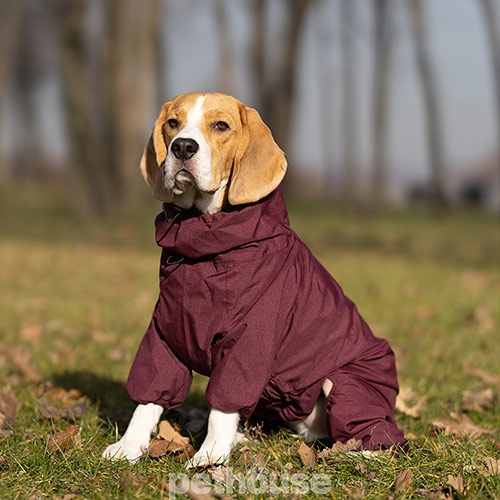 Noble Pet Travis Grayish Red Комбинезон для собак, бордовый
