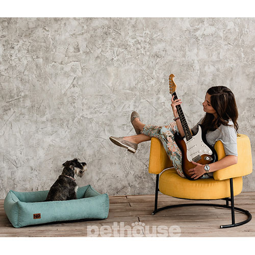 Noble Pet Albert Turquoise Лежак для котів і собак, фото 4
