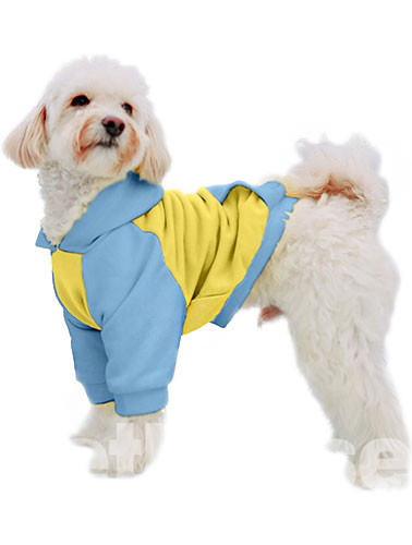 Noble Pet Franklin Bravery Yellow & Blue Худи для собак, желто-голубое