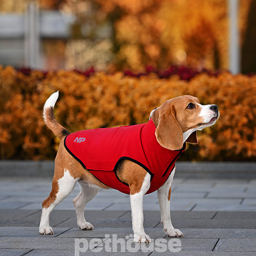 Noble Pet Softshell Ostin Navy Жилет для собак, червоний