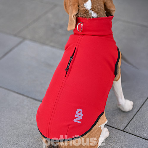 Noble Pet Softshell Ostin Navy Жилет для собак, червоний