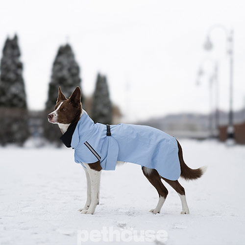 Noble Pet Rio Light Blue Дождевик для собак, голубой