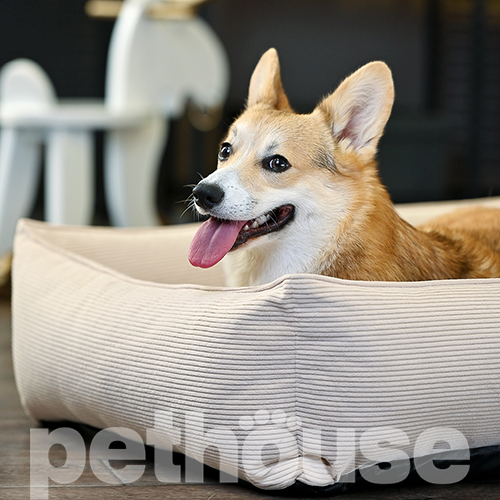 Noble Pet Albert Velvet Sand М'який лежак для собак і котів