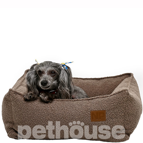 Noble Pet Henry Teddy Mocco Мягкий лежак с бортами для собак и кошек