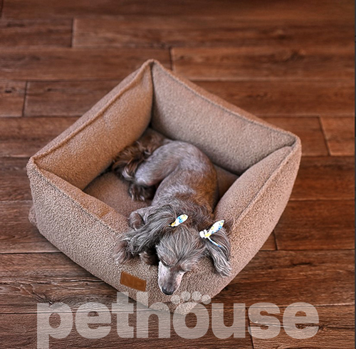 Noble Pet Henry Teddy Mocco Мягкий лежак с бортами для собак и кошек