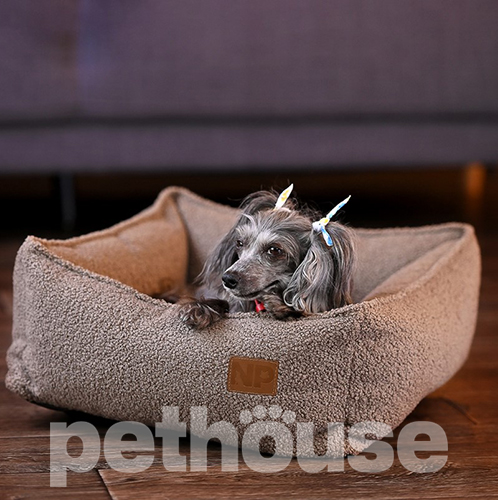 Noble Pet Henry Teddy Mocco Мягкий лежак с бортами для собак и кошек