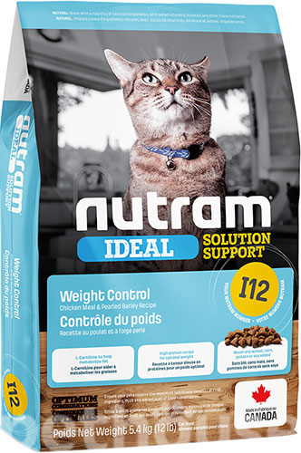 Nutram I12 Ideal Solution Support Weight Control Cat
