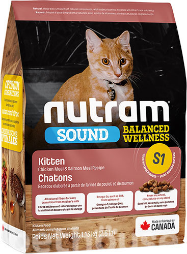 Nutram S1 Sound Balanced Wellness Kitten