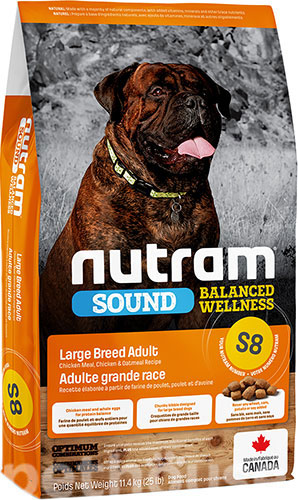 Nutram S8 Sound Balanced Wellness Large Breed Adult Dog