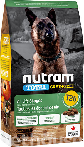 Nutram T26 Total Grain-Free Lamb & lentils Dog