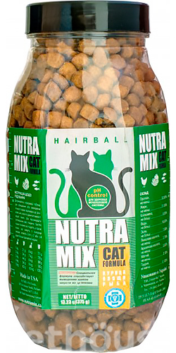 Nutra Mix Cat Hairball, банка