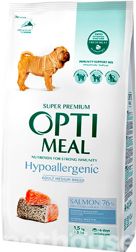 Optimeal Dog Adult Medium Hypoallergenic