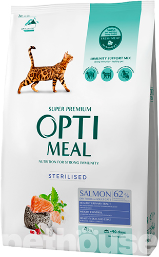 Optimeal Cat Adult Sterilised Salmon