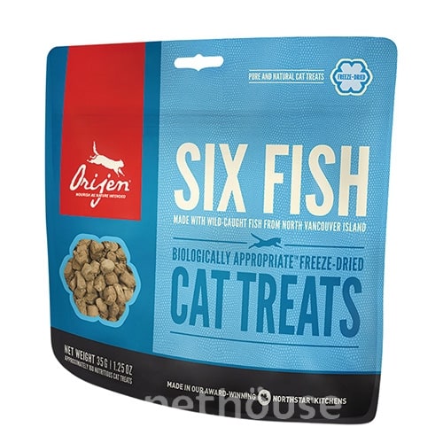 Orijen Six Fish Cat Treats - лакомства для кошек