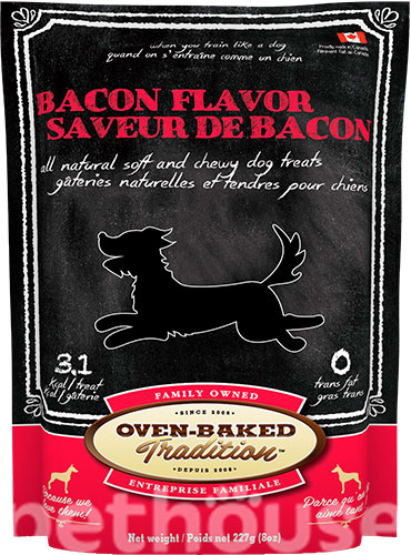 Oven-Baked Tradition Ласощі зі смаком бекону для дорослих собак