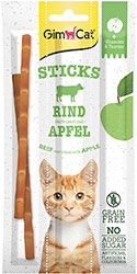 GimCat Superfood Duo-Sticks з яловичиною та яблуком для котів